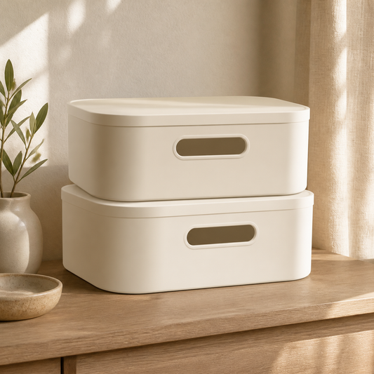 Karseno Sculpted Stack Storage Box